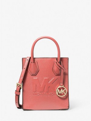 Michael Kors Mercer Extra-small Pebbled Leren Crossbodytassen Dames Roze | 823419-JFQ