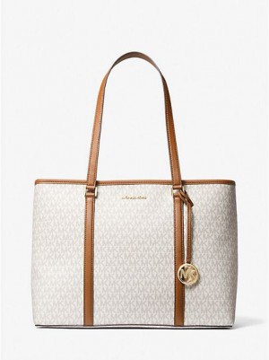 Michael Kors Sady Large Logo Tote Tassen Dames Lichtgeel | 058297-XBI