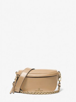 Michael Kors Slater Extra-small Pebbled Leren Schoudertassen Dames Bruin | 091576-MRS