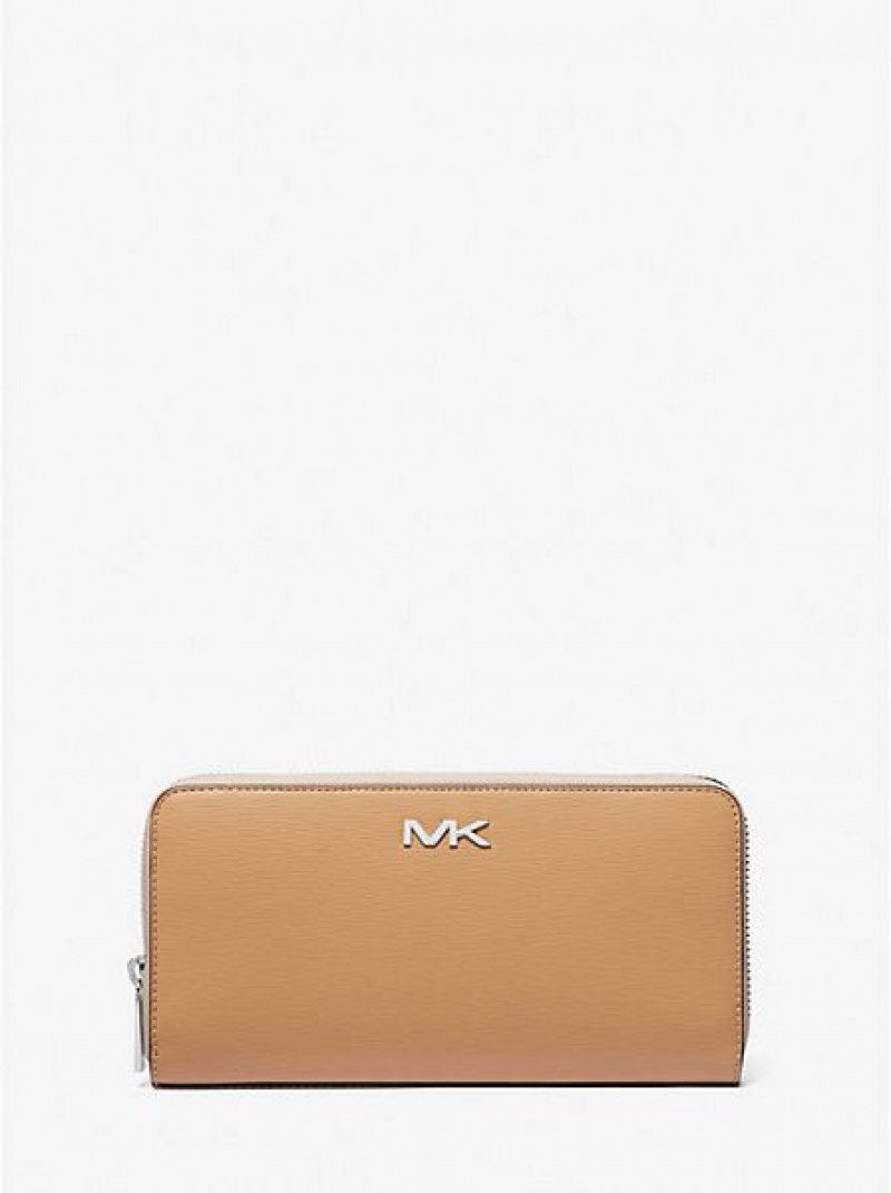 Michael Kors Cooper Textured Faux Leren Smartphone Portefeuille Dames Bruin | 409572-TDQ