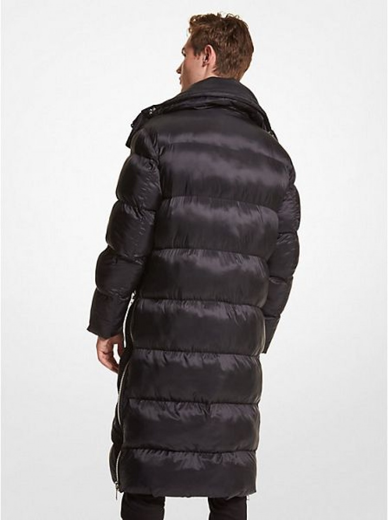 Michael Kors Gewatteerd Nylon Puffer Jassen Heren Zwart | 759368-ACP