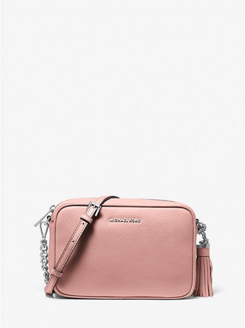 Michael Kors Ginny Leren Crossbodytassen Dames Roze | 234017-YPW