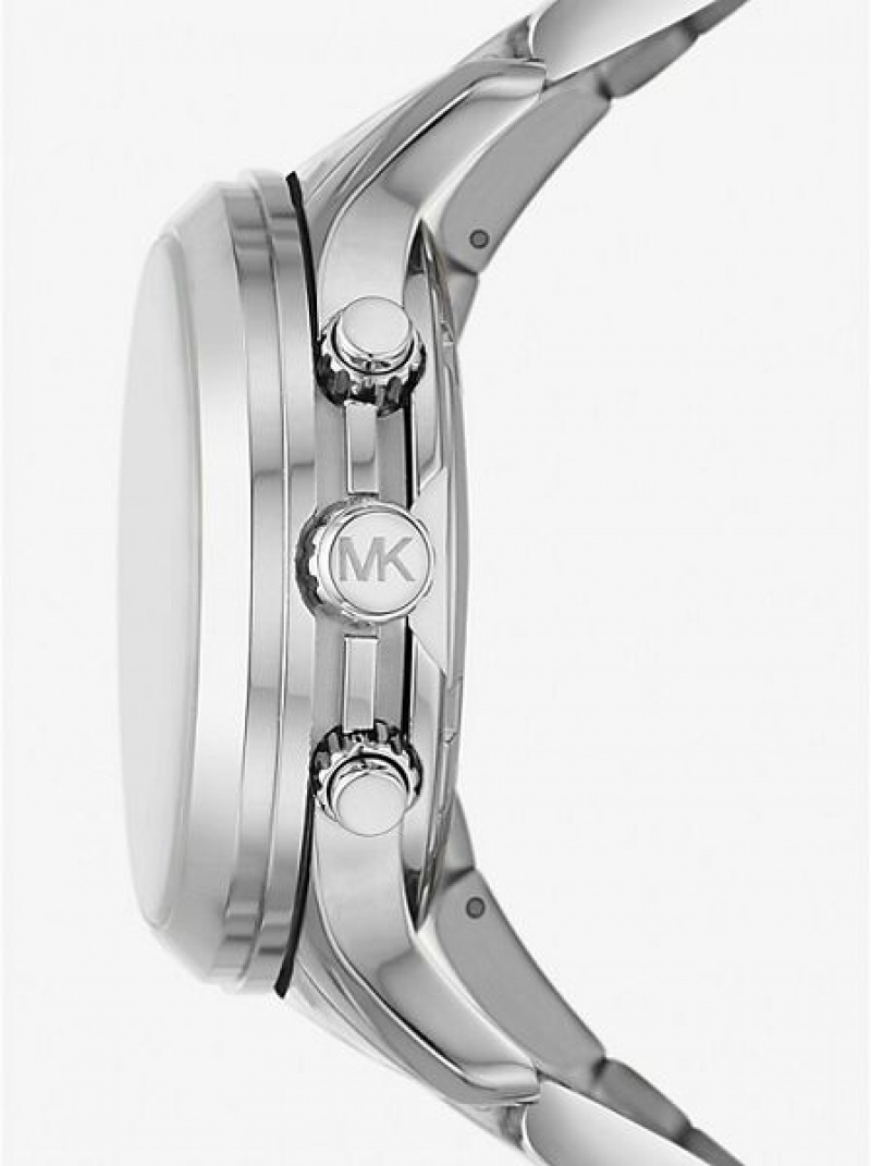 Michael Kors Limited-edition Runway Rhodium-plated Stainless Steel Wrap Horloge Dames Zilver | 021796-LRD