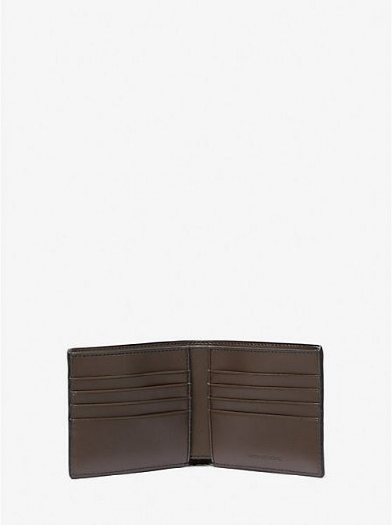 Michael Kors Logo And Billfold Riemen Heren Grijs Bruin | 102649-XCM