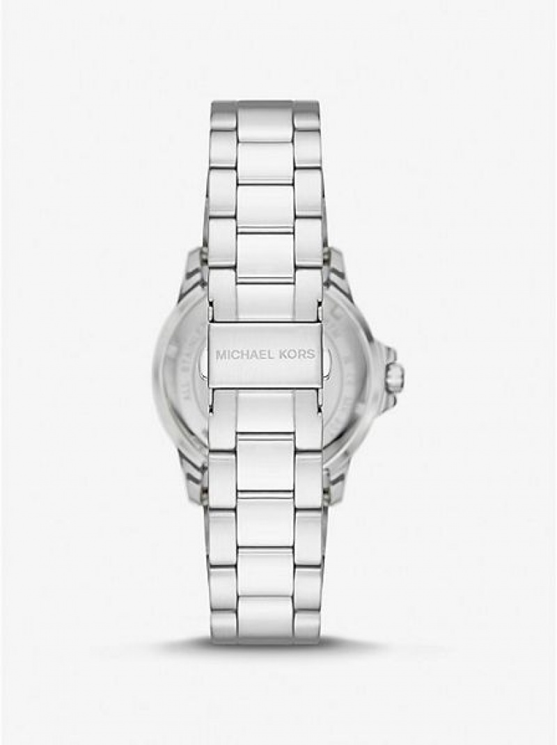 Michael Kors Slim Everest Horloge Dames Zilver | 820564-UDF