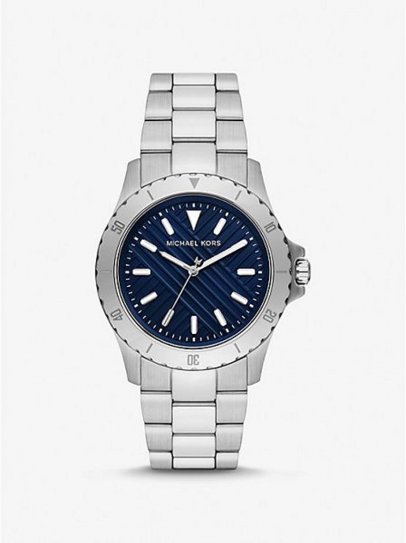 Michael Kors Slim Everest Horloge Dames Zilver | 820564-UDF